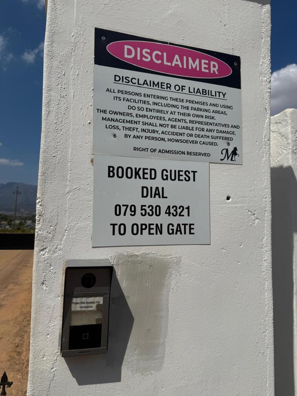 Middelplaas Paarl Guesthouse Buitenkant foto